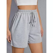 Short Mom Algodon Rustico Verano Overside Mujer Luquear_shop