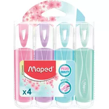 Marcador Resaltador Maped Pastel X4