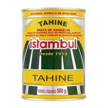 Pasta De Gergelim Tahine Istambul Lata 500g 