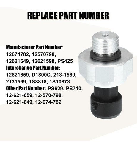 Sensor Presin Aceite Para Pontiac G6 06-10 Chevy Cadillac Foto 5