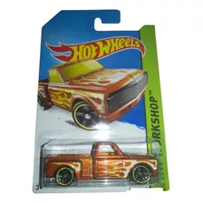 Chevy Pickup Custom 1969 Cafe Hot Wheels 1/64 Antaño