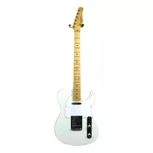 Guitarra Elétrica Tagima Tw Series Tw-55 De Tília Pearl White Com Diapasão De Bordo