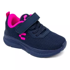 Tenis Deportivo Charly Niña Velcro Agujeta Elástica 98610 (1