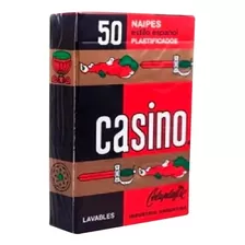 Juego 50 Cartas Españolas Casino Plastificadas