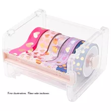 Suporte Acrílico Para Fita Adesiva Washi Tape Love Molin