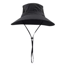 Proteção Solar Wide Bucket Hat Impermeável Respirável Boonie