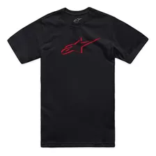 Camiseta Alpinestars Ageless Shadow Preto E Vermelho