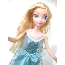 Boneca Elsa Frozen Disney Mattel 2013 Funcionando!!!