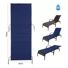 Colchonete Almofada Impermeável P/ Espreguiçadeira Piscina 