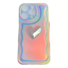 Carcasa Con Diseño Para iPhone 14 Pro (efecto Tornasol)