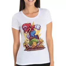 Camiseta Video Game Retro Super Nintendo Mario Bros Rf07