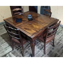 Muebles (mesa, Sillas, Cómoda Y Más) Roble Provenzal Antiguo