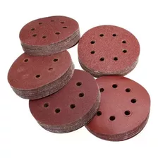 Disco Lija Velcro 125 Mm 8 Agujeros X 10 Unidades - Fc