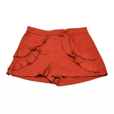 Short Falda Para Dama Color Ladrillo Ms