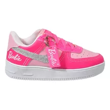 Tênis Air Barbie Rosa Confortável Casual Oferta 