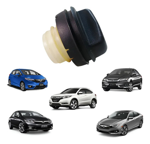 Tampa Tanque Combustível Honda Civic Fit City Hrv 2012  2021 Preto 2016