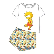 Pijama Curto Liza Os Simpsons