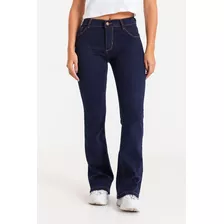 Pantalón Jean Oxford Tiro Alto, Elastizado