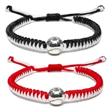 Handmade Braided Bracelets Baseball Gifts For Boys