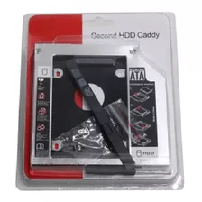 Caddy Segundo Disco Notebook Hdd Sata O Ssd Universal 12,7mm