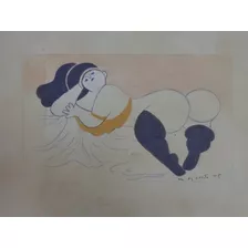 Milton Dacosta - Desenho Vênus Deitada