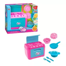 Fogaozinho De Brinquedo Com Acessorios Cozinha Infantil