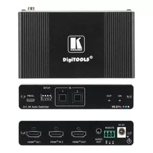 Switcher Automático Hdmi Kramer Vs-211x 2x1 4k Hdr