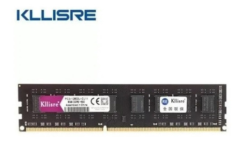 Memória Ram Kllisre 8gb Ddr3 1600mhz Para Intel - Promoção