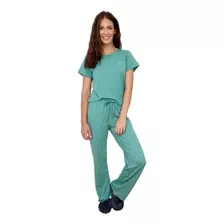 Pijama Jaia Manga Corta Y Pantalon Largo Modal Mujer