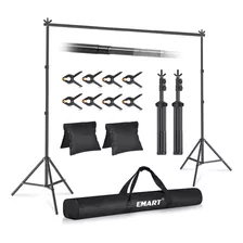 Emart Photo Video Studio 10x7ft (wxh) Soporte De Fondo Ajust