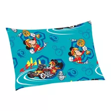 Fronha Microfibra Avulsa Mickey Aventura Sobre Rodas