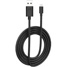 Cabo Usb Tecido 1 Metro Flexível Para Samsung M52