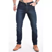 Pantalon Jeans Semi Chupin Azul Localiz Premium Alta Costura