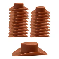 20 Piezas Mini Sombrero De Vaquero Pequeño Sombrero De