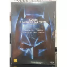 Box 3 Dvds Batman O Cavaleiro Das Trevas A Trilogia Lacrado 
