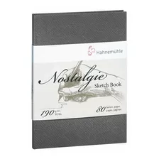 Cuaderno Libreta Boceto Dibujo Nostalgie Hahnemühle 14x21cm