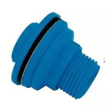 Adaptador C/ Flange Irrigação 50mm X 1. 1/2 - Azul
