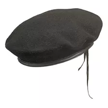 Boina Gorro Sombrero Negra Nacional Accesorio Vestuario