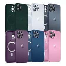 Capa Capinha Magnética Vidro Para iPhone 11 12 13 14 Pro Max