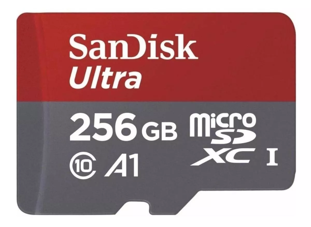 Cartão De Memória Sandisk Sdsquam-256g-gn6ma  Ultra Com Adaptador Sd 256gb