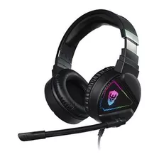 Fone De Ouvido Headset Gaming King Fight Gh-530 Rgb Com Fio Cor Preto