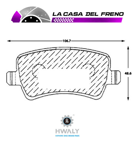 Pastilla De Freno Trasera Volvo Xc60 2.0 2015 B4204t6dz Foto 3