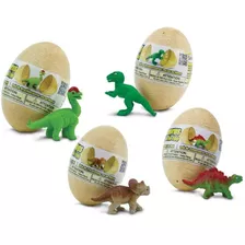 Set Huevos De Dinosaurios Safari Dino Baby Egg X4 Febo