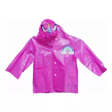 Impermeable Niña Poncho Arcoiris Primaria Lluvia Capa