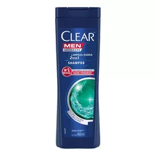 Shampoo Clear Men 2 Em 1 Anticaspa Limpeza Diário 400ml