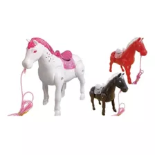 Cavalo De Brinquedo Anda Tem Sons E Luzes Cavalinho!!!
