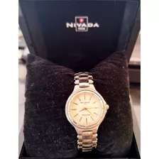 Reloj Nivada Executive Original Suizo Para Dama.