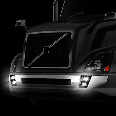 [full Led] For 03-17 Volvo Vn Vnl Vnm Vnx Truck Bumper D Zzf Foto 7