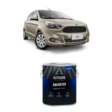 Tinta Automotiva Poliester Prata Riviera Ford 900ml Autoluks