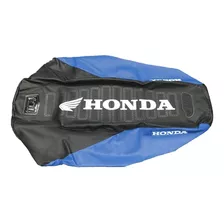 Funda De Asiento Tc4 Honda Cg 150 2015 New Titan Negro/azul